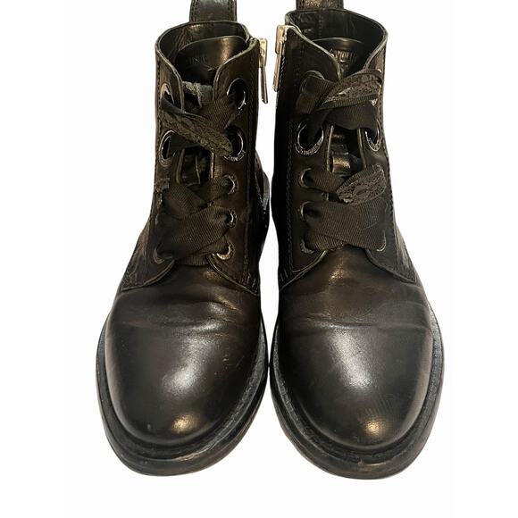 ZADIG & VOLTAIRE Laureen Roma Punk Ankle Boots •Women 39/8.5•Black Leather Skull - Picture 5 of 15